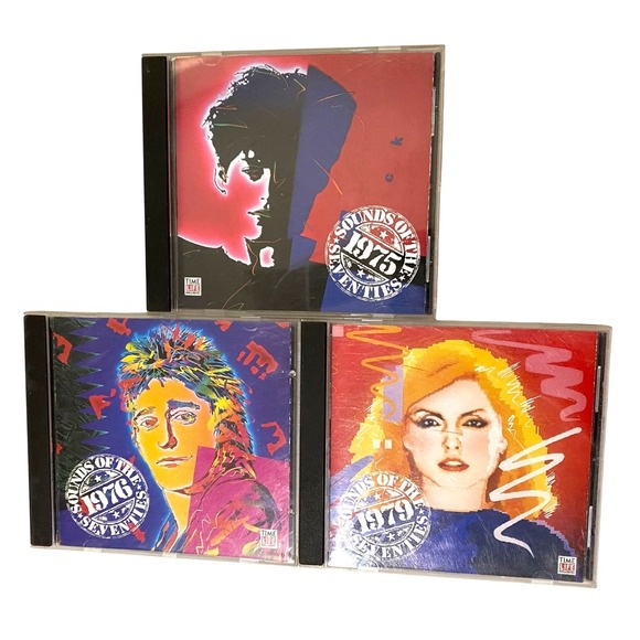 Time Life Other - Time Life Music CD Sounds of the Seventies 1975 1976 1979 Lot of 3